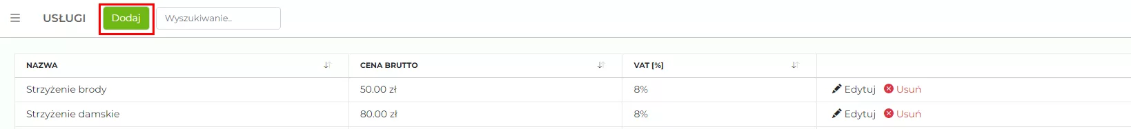 Wprowadzanie i konfigurowanie usług