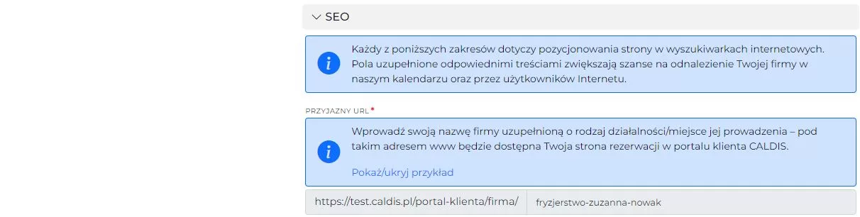 Przyjazny Url